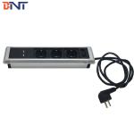 BNT New arrival partition table power socket with hidden screws for office room