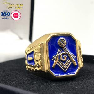 China Masonic Sports Championship Rings Wedding Silver Gold Plated on sale