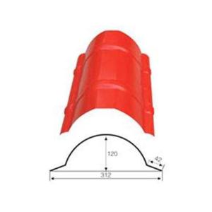 Cheap Grey Color Ridge Cap Roll Forming Machine Using GI Colored Steel Material for sale