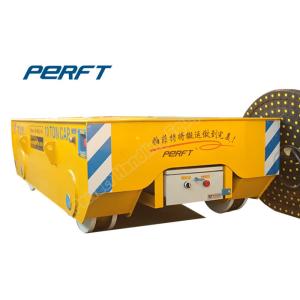 Yellow Warehouse Carts Material Handling Equipment With Cable Drum Power