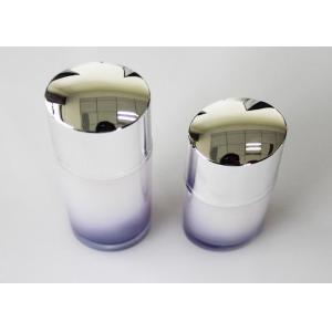 China Round Acrylic Plastic Lotion Bottles Cosmetic Packaging Container Custom Color on sale