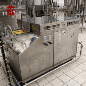 Cheap 1000-3000L Milk Juice Homogenizer High Pressure Homogenizer Machine Customized Request for sale