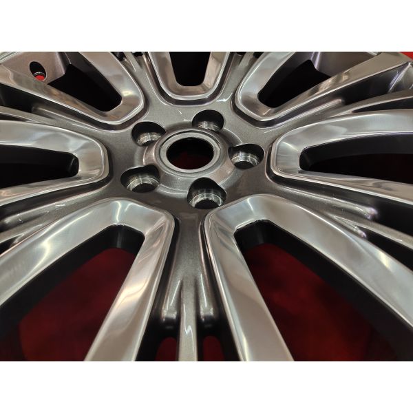 Cast 9.5J 5x120 Silver Alloy Rims For Land Rover Fit Tire 275 40 ZR22