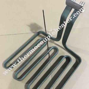 China Heating Element Immersion Flat Tubular Oil Heater For KFC Fryer on sale