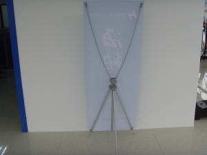 Cheap Retractable X Frame Banner Stand , Full Color Printing Trade Show Banner Stands 80*180cm for sale