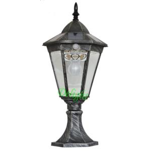 Cheap Aluminum Die Casting Outdoor solar Post Light with Sensor solar motion sensor post lighting (DL-MSP18) for sale