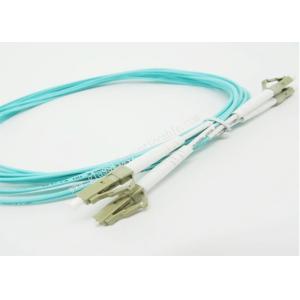 Cheap Blue FO Patch Cable OM3 1C 2C LSZH Length 20M 30M 50M Connector Type LC UPC for sale