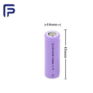 Norminal Power Lithium Ion Battery Cells Rechargeable 3.7V 650mAh 16.5g Weight