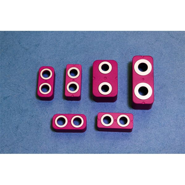 Purple Advanced Ceramic Housing Material Abrasion Resistant For Electric Vehicle Relay