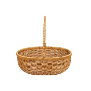 OEM Large Gift Basket Bread Flower Picnic Handmade Woven Custom Straw Wicker