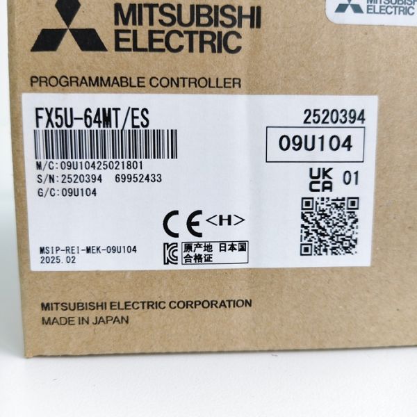 FX5U-64MT/ES MITSUBISHI High-Performance Compact PLC with Advanced Motion