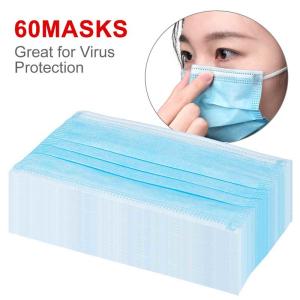 Cheap 3 Layers Antibacterial Face Maskmen Women Anti Virus Dust Mouth Nose Cover for sale