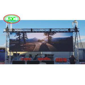 High Brightness Outdoor Led Screen Rental 1/8S Mode Driving for advertising
