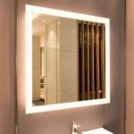Customized Rectangle LED Bathroom Mirror with Touch Sensor Switch and Waterproof
