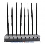 CT-2085H EUR 8 Antennas 60W Mobile 3G 4G WiFI 2.4Ghz 5Ghz Jammer up to 80m