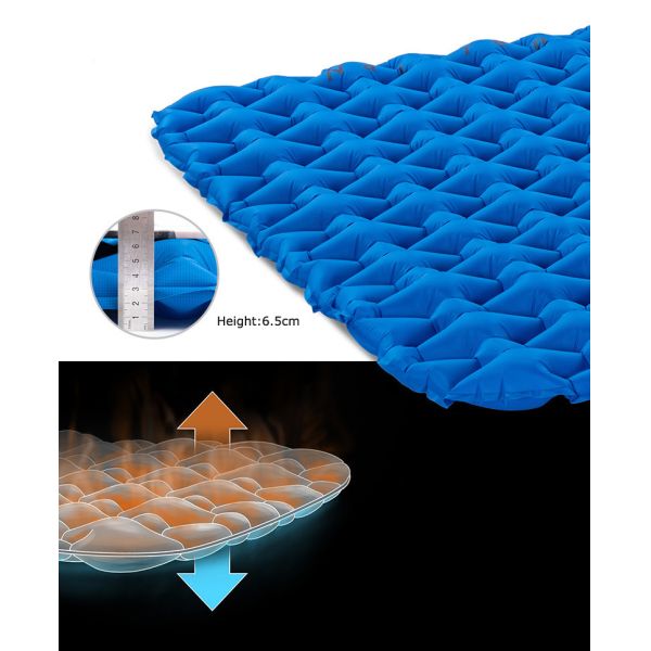 Portable 2 Person Thickened Ultralight Portable Folding Air Mattress