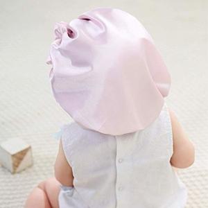 Double Sided Mulberry Silk Sleep Cap , 43cm Pink Silk Bonnet