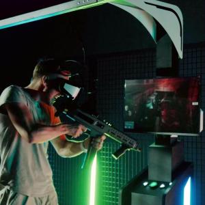 32 Inch Screen VR Battle Simulator VR Gun Battle Shooting Games