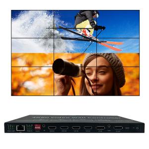 4K CEC & Web Control Video Wall Processor with 4-in 9-out HDMI & DP Input and