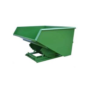 Quick Attach Steel Forklift Dumpster Hopper Tipping Bin Self Dumping Forklift