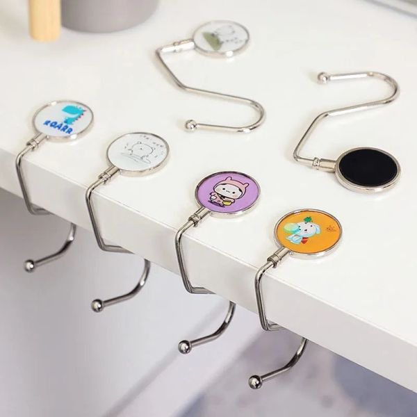 Quality Metal Hanging Bag Hook Custom Logo Foldable Hanging Desk Hook wholesale