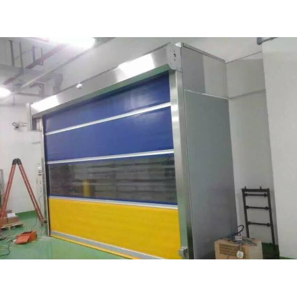 Quality Robust PVC Rapid Roller Doors Tough Traff Coated Polyester Anodized Aluminium wholesale