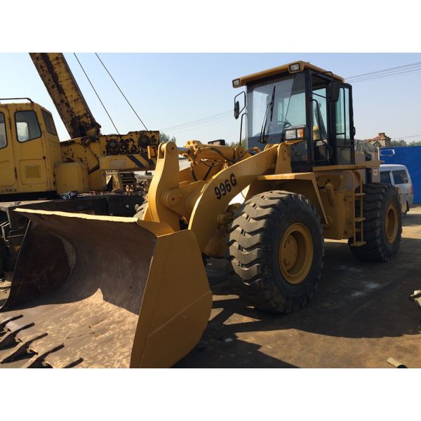 Quality Front End Loader Second Hand Wheel Loaders , 966G Cat Track Loader 5200h 22.8 T wholesale