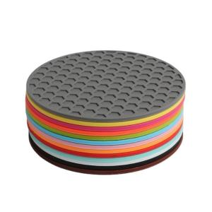 Creative Honeycomb Cup Coaster for Insulation and Anti-slip Silicone Cup Cushion