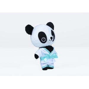 Kawaii Eco Friendly Plush Toys Black / White Color Panda Design For Kids