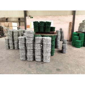 Bulk Packing Galvanised Single Strand Barbed Fencing Wire 12x12