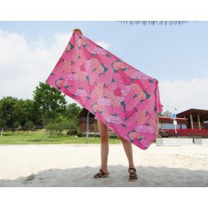 Cheap Lightweight Microfiber Beach Towel Digital Printed / Transfer Printed for sale