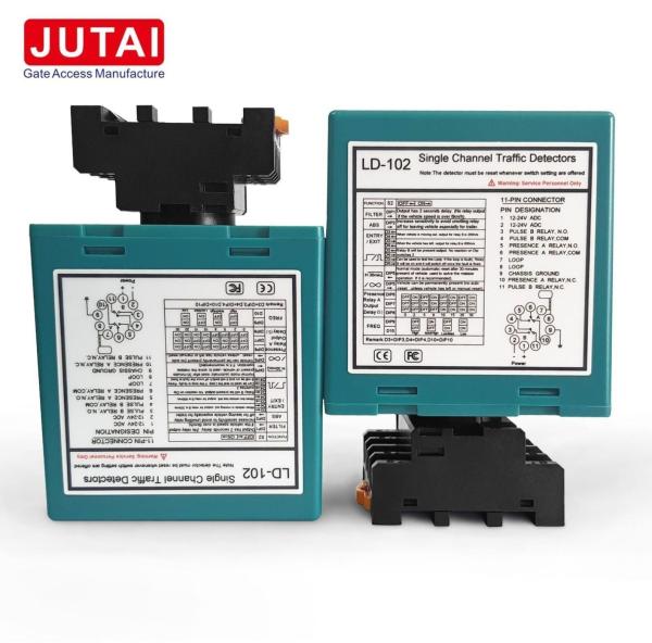 Quality Turn On / Off 10-90MS Gate Barrier Loop Detector For Parking Management System wholesale