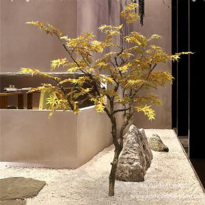 Autumn Style Artificial Maple Tree Japanese Hotel Coffee Shop Decoration