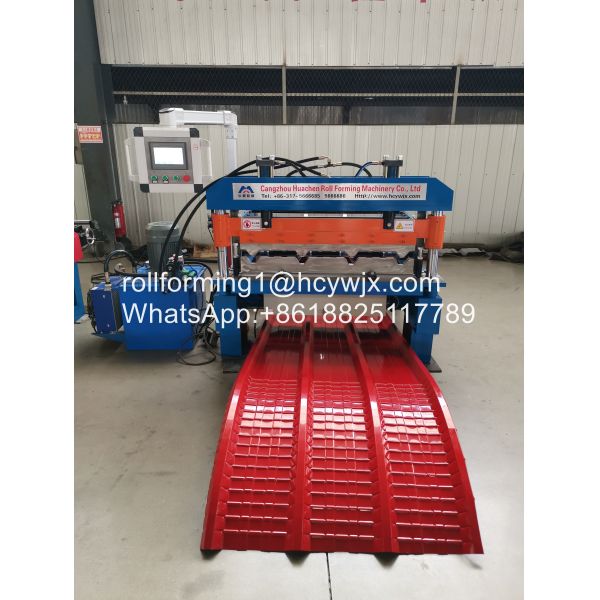 Quality Dropping Water Arching 380v Roof Sheet Crimping Machine wholesale