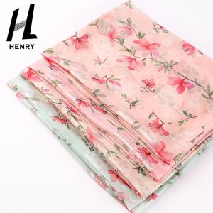 ODM Polyester Woven Fabric Chiffon Printing For Dress Garment