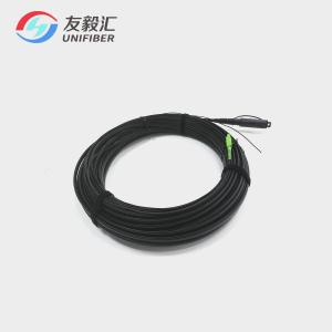 Toneable Flat Sst Ftth Drop Cable Pre Connectorized G657a2 Optitap To Sc Apc