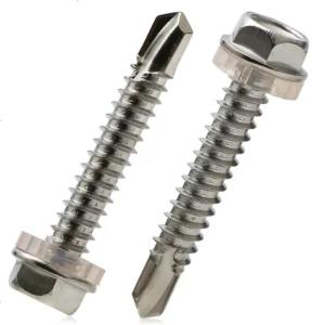ANSI B 16.9 Thread Type Bi Metal Self Drilling Screws For Quick And Easy