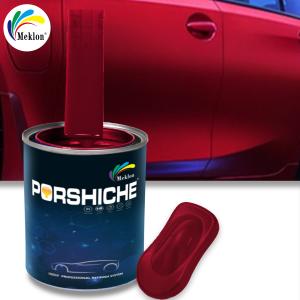 China High gloss environmentally friendly and low VOC red car repair and painting on sale