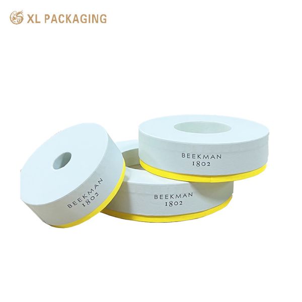 XL Packaging Custom Packaging Box Round Paper Packaging Tubes Cylinder 3 Piece Gift Box Set For Festival Wedding Gifts