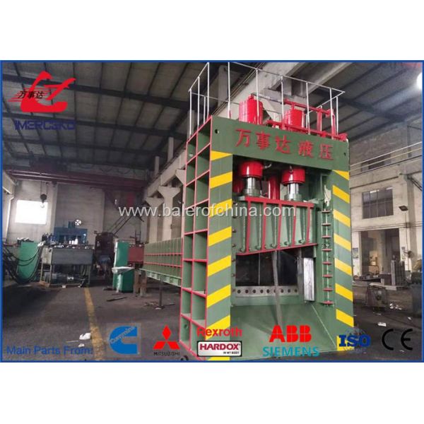 Wide Openning Automatic Heavy Scrap Sheet Metal Steel Guillotine Shear machine