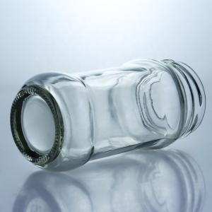 Clear Glass Jam Honey Jelly Storage Jar with Metal Seal Lid 25 ml to 1000 ml