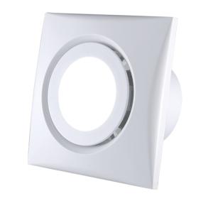 Wall Mounted Home Ventilation with LED Light Plastic Silent Wall Fan AC Electric
