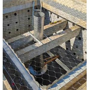 Inox 304 Anti Drop Wire Rope Netting High Security To Prevent Falling Objects Or