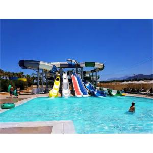 ODM Water Amusement Park Rides Facilities Swimming Pool Fiberglass Slide for