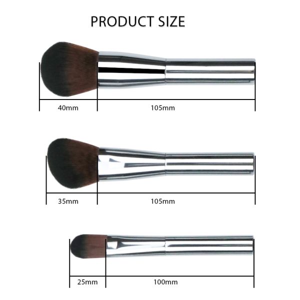 8 Pieces Cosmetic Makeup Kit Face Soft Synthetic Hair