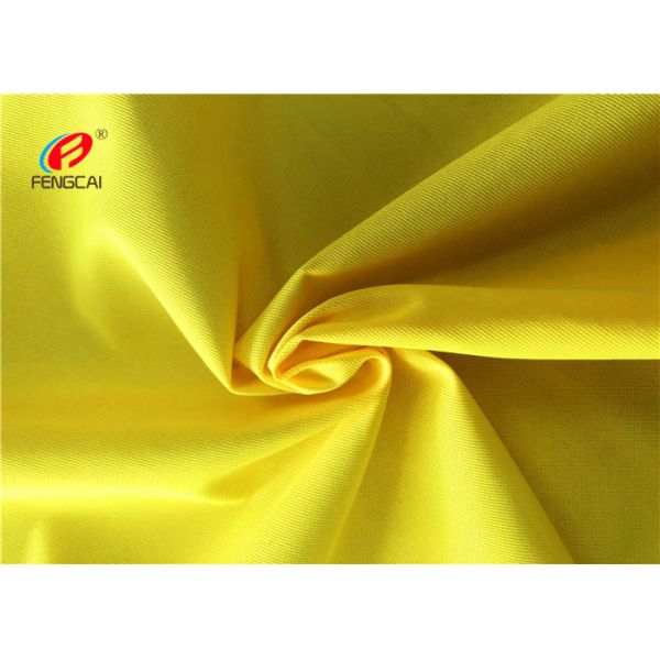 Yellow 120GSM Durable Reflective Fluorescent Material Fabric For Vest Safe Clothing