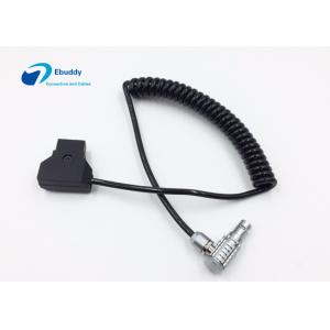 Wireless Follow Focus Cable Lemo Elbow 6 Pin To D Tap 0.4M Length For DJI