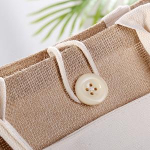 Beach Burlap Tote Bag Eco Friendly Reusable Jute Bag Customized Logo