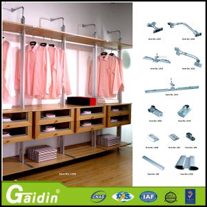 Cheap make in China quality aluminum pole system modern design bedroom furniture wardrobe for sale