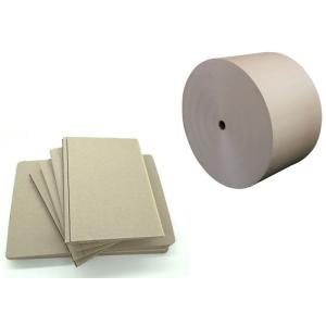 A4 Sample Size Sheet / Roll Grey Chipboard Good Stiffness with Recycled Paper